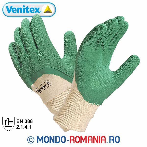 Echipament protectie - Manusi LA500 din tricot bumbac imersate cu latex